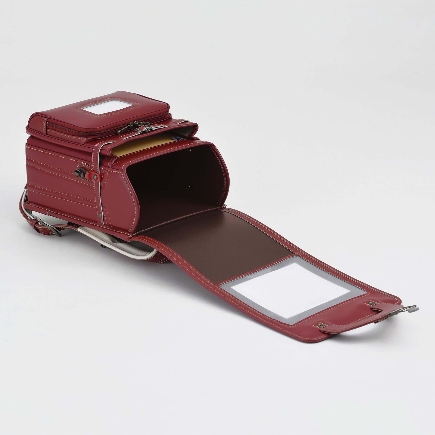 Randoseru Bolca Top Leather - Red Color - By Murase Kabanko - CraftSupply